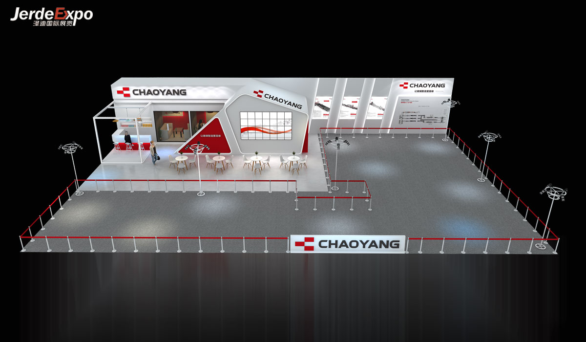 500㎡展會展位設(shè)計(jì)效果圖