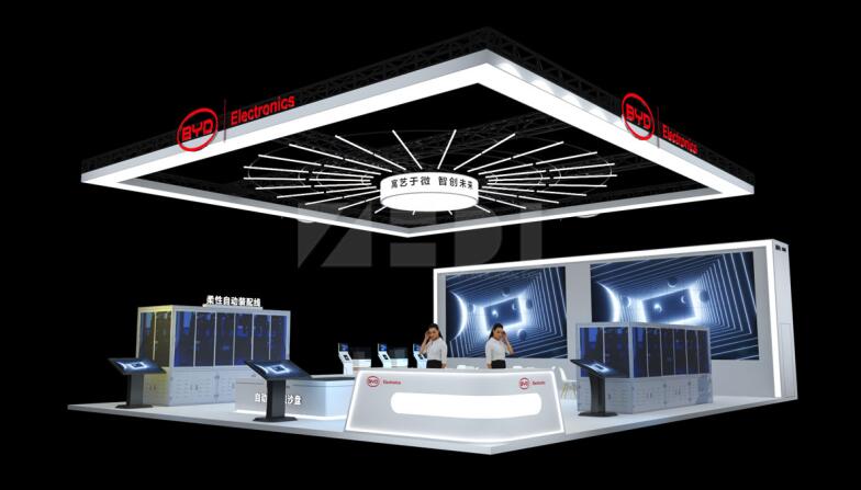 機器人展會設計效果圖 機器人展會設計效果圖