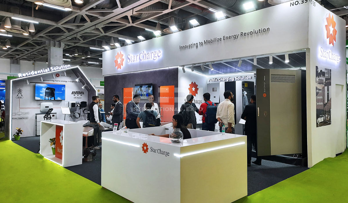 印度電樁展臺搭建